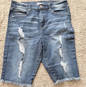 NOBO High Rise Denim Shorts